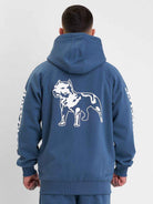 Amstaff Logo 2.0 Ziphoodie Cobald Blue - Amstaff Wear