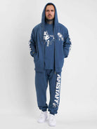 Amstaff Logo 2.0 Ziphoodie Cobald Blue - Amstaff Wear