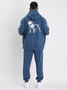 Amstaff Logo 2.0 Ziphoodie Cobald Blue - Amstaff Wear