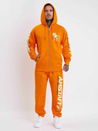 Amstaff Logo 2.0 Ziphoodie Orange - Amstaff Wear
