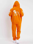 Amstaff Logo 2.0 Ziphoodie Orange - Amstaff Wear