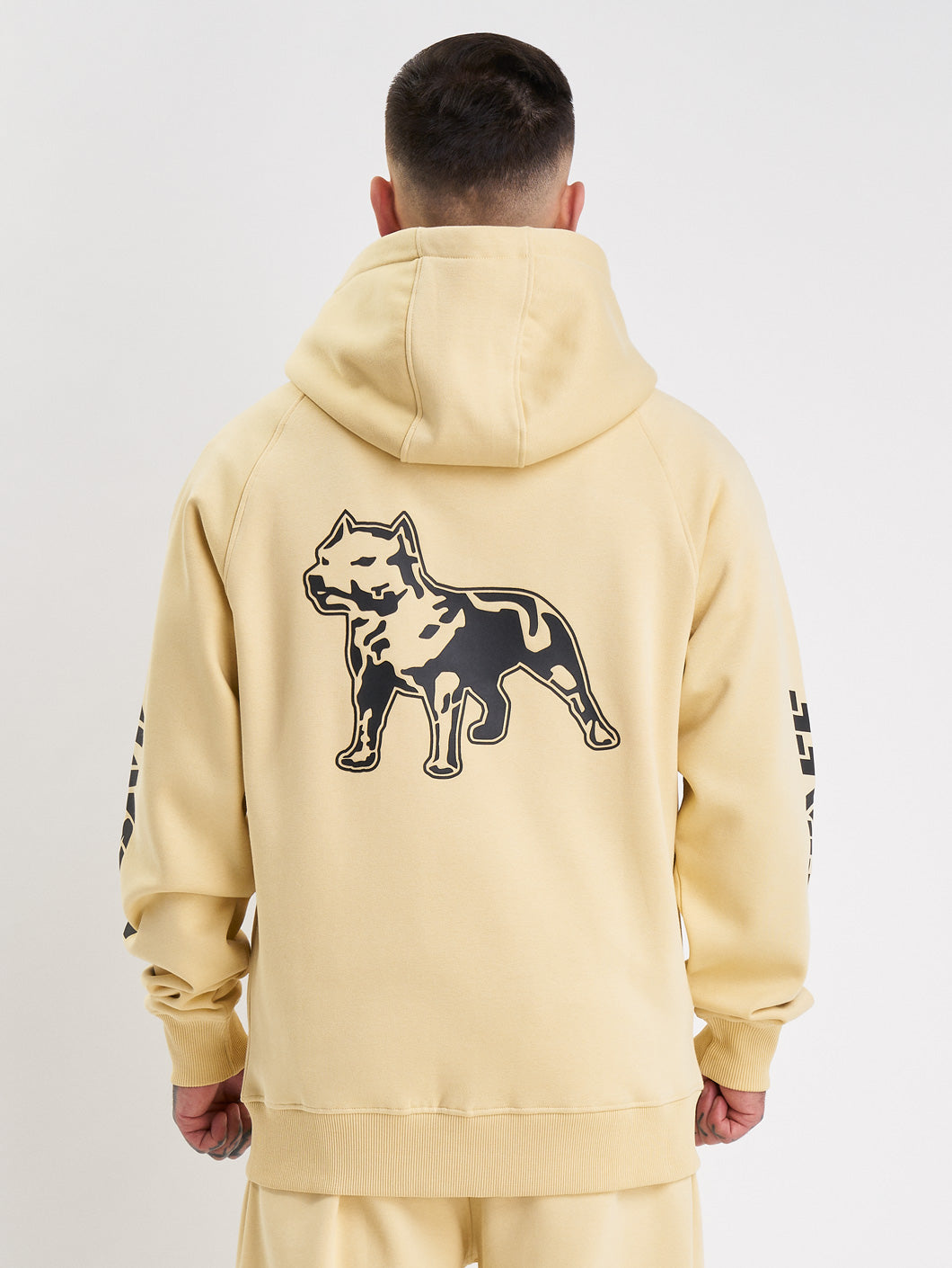 Amstaff Logo 2.0 Ziphoodie Vanilla Cream - Amstaff Wear