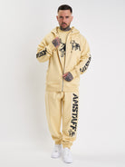 Amstaff Logo 2.0 Ziphoodie Vanilla Cream - Amstaff Wear