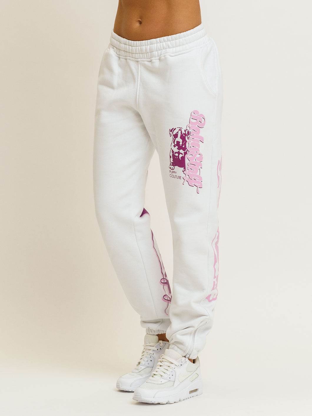 Babystaff Merah Sweatpants White - Amstaff Wear