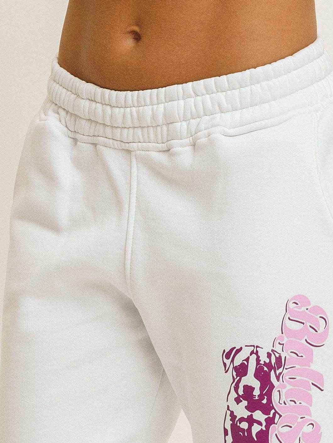 Babystaff Merah Sweatpants White - Amstaff Wear