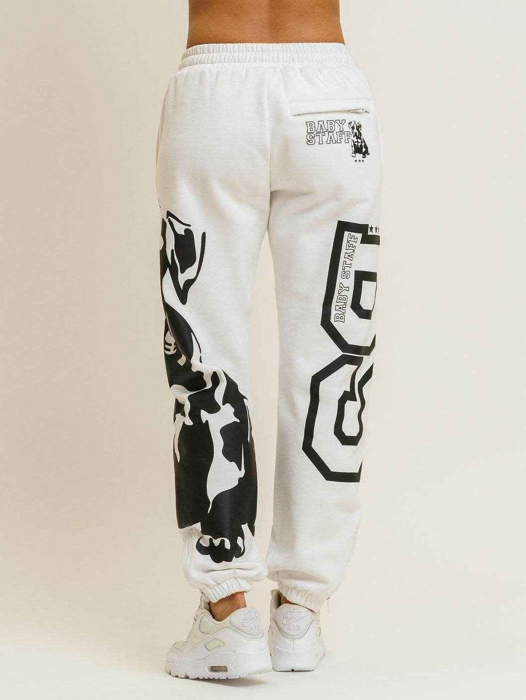 Babystaff Puppy Sweatpants White - Amstaff Wear