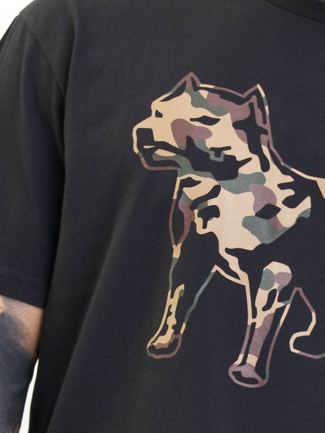 Amstaff Logo 2.0 T-Shirt Black Camouflage - Amstaff Wear