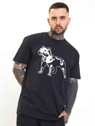 Amstaff Logo 2.0 T-Shirt Black White - Amstaff Wear