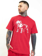 Amstaff Logo 2.0 T-Shirt Red White - Amstaff Wear