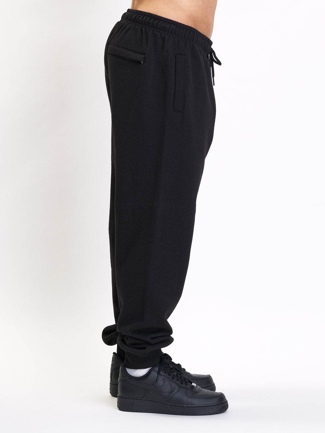 Amstaff Logo 2.0 Sweatpants Black White - Amstaff Wear