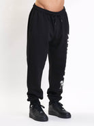 Amstaff Logo 2.0 Sweatpants Black White - Amstaff Wear