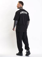 Amstaff Logo 2.0 Sweatpants Black White - Amstaff Wear