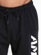 Amstaff Logo 2.0 Sweatpants Black White - Amstaff Wear