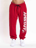 Amstaff Logo 2.0 Sweatpants Red - Amstaff Wear