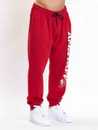 Amstaff Logo 2.0 Sweatpants Red - Amstaff Wear
