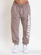 Amstaff Logo 2.0 Sweatpants Light Brown - Amstaff Wear