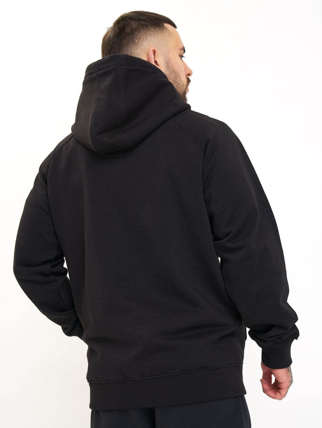 Amstaff Logo 2.0 Hoodie Black White - Amstaff Wear