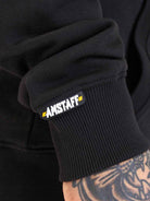 Amstaff Logo 2.0 Hoodie Black White - Amstaff Wear