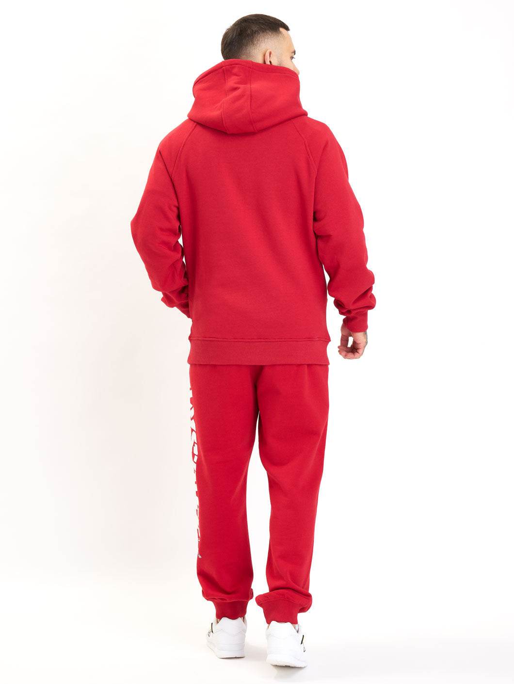 Amstaff Logo 2.0 Hoodie Red - Amstaff Wear