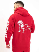 Amstaff Logo 2.0 Ziphoodie Red - Amstaff Wear