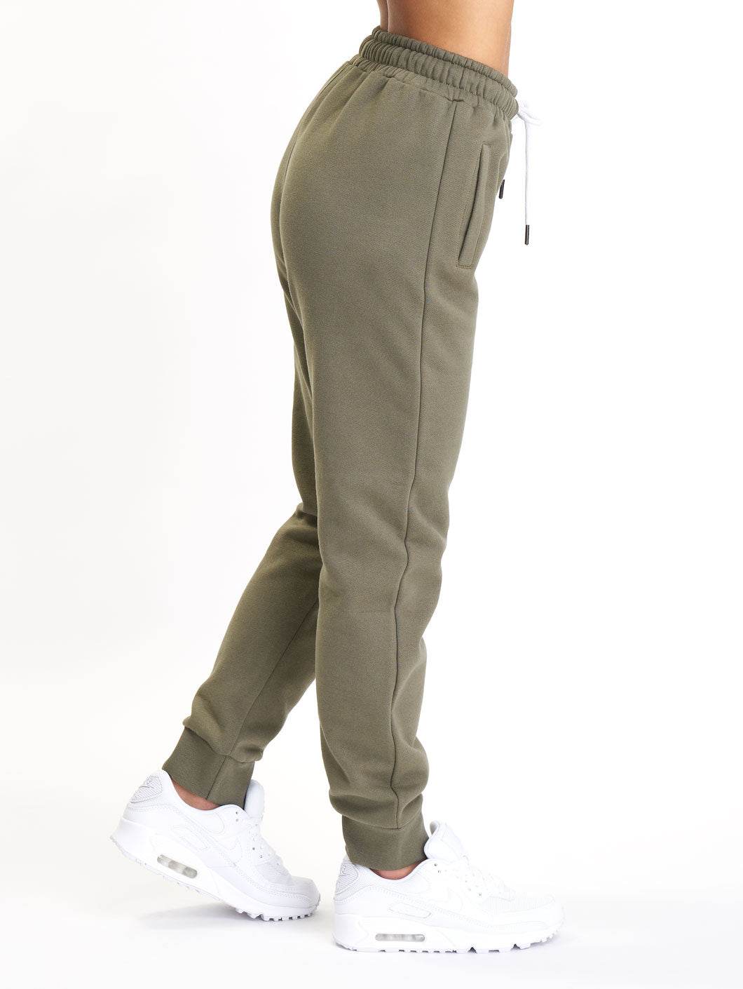 Woman Logo Sweatpants Olive - Amstaff Wear