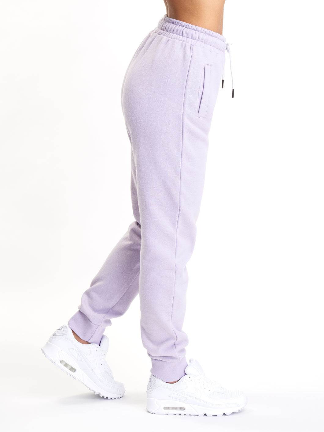 Woman Logo Sweatpants Lavender - Amstaff Wear