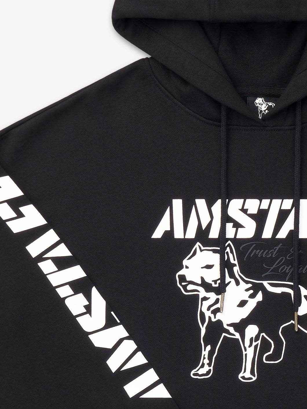 Amstaff Woman Logo Hoodie Black - Amstaff Wear