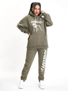 Amstaff Woman Logo Hoodie - grün - Amstaff Wear
