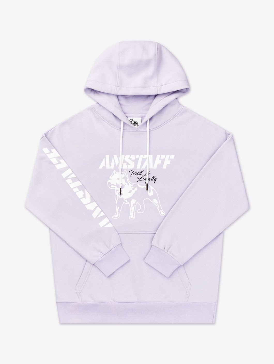 Amstaff Woman Logo Hoodie Lavender - Amstaff Wear