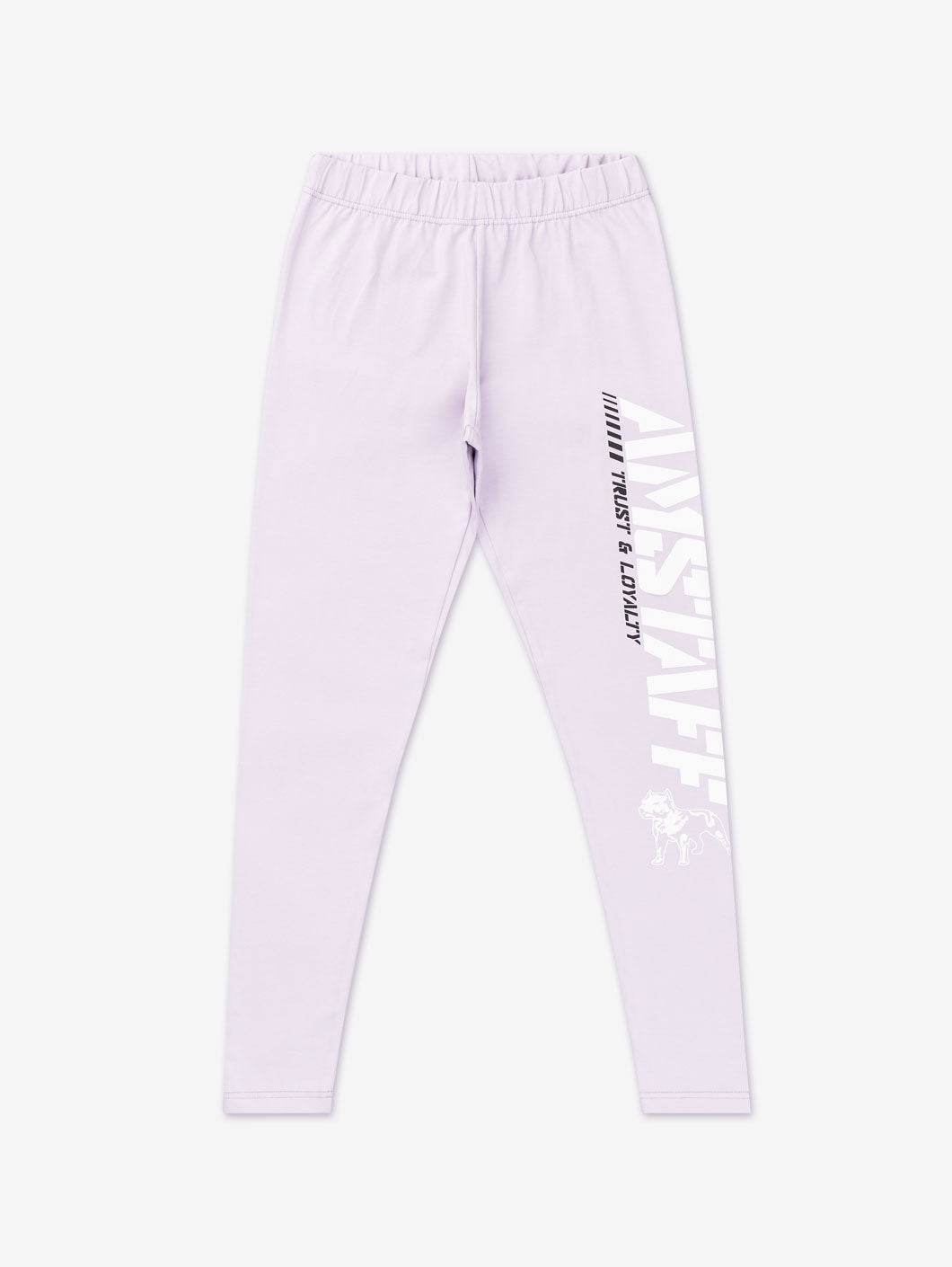 Amstaff Woman Logo Leggings Lavender - Amstaff Wear