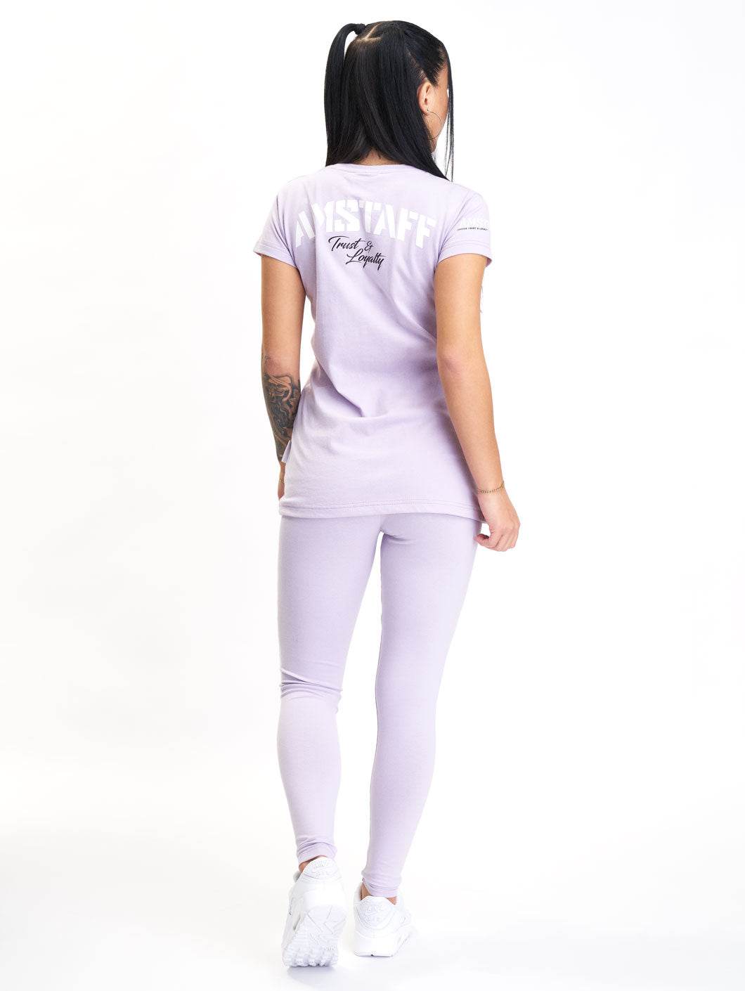 Amstaff Woman Logo Leggings Lavender - Amstaff Wear