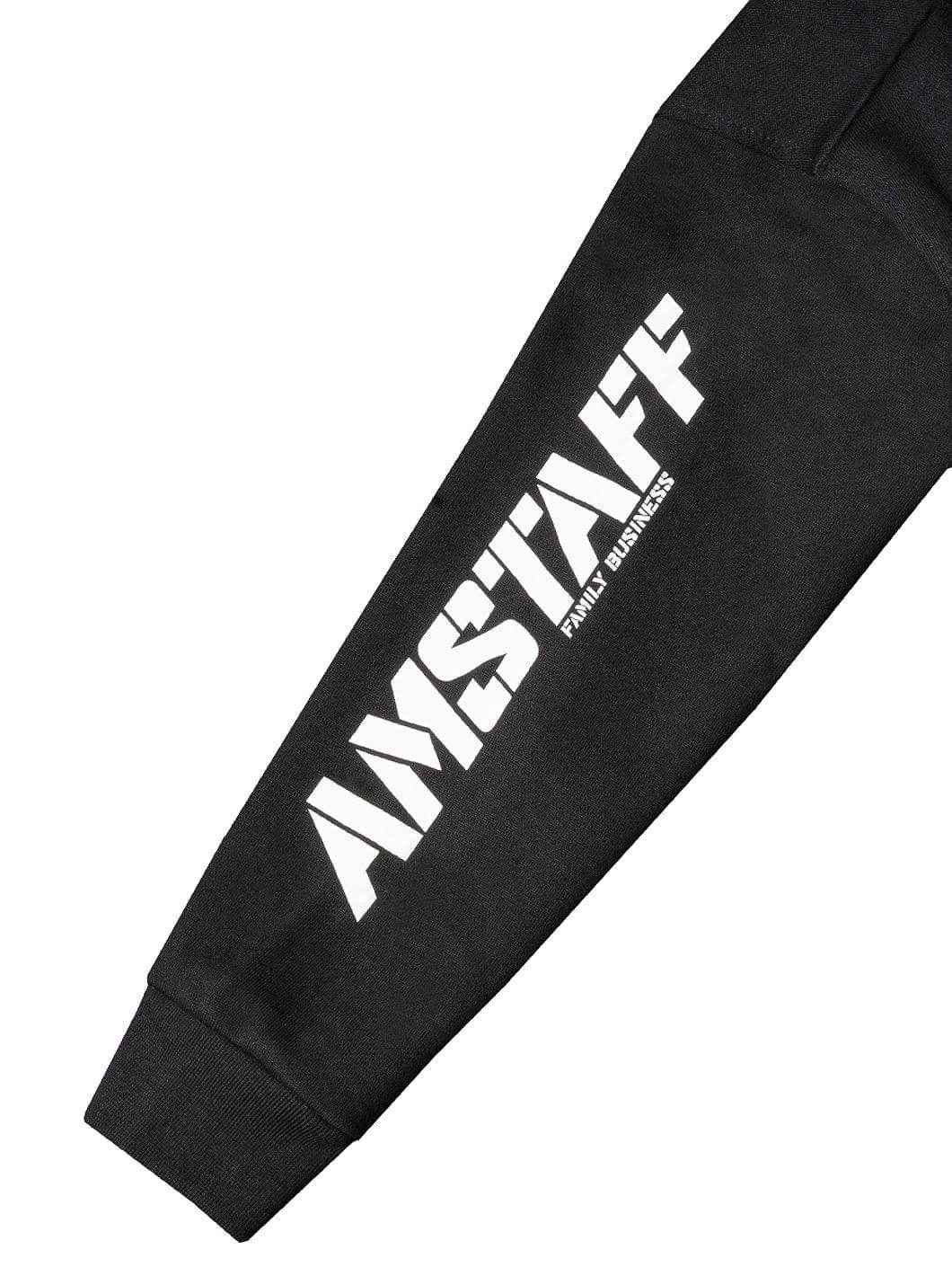 Amstaff Kids Tayson Ziphoodie Black - Amstaff Wear