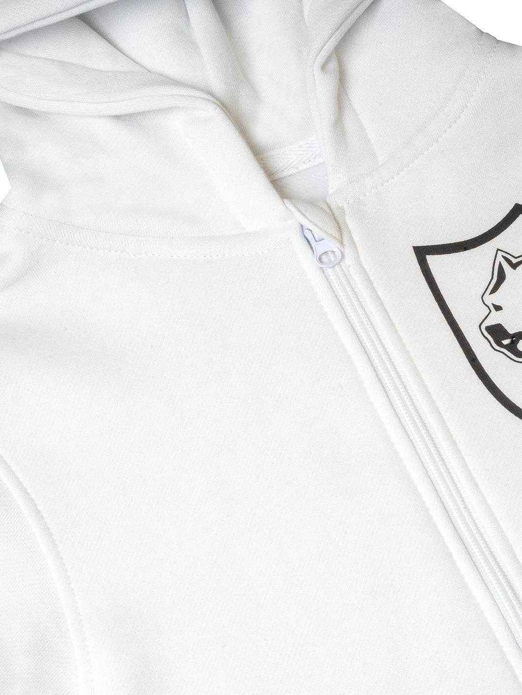 Amstaff Kids Tayson Ziphoodie White - Amstaff Wear