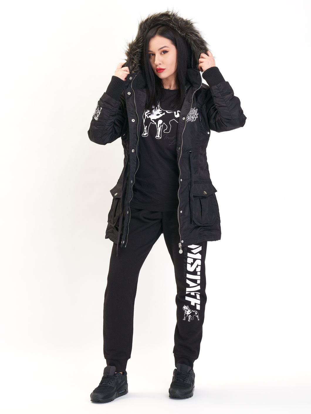 Babystaff Nalva Parka Black - Amstaff Wear