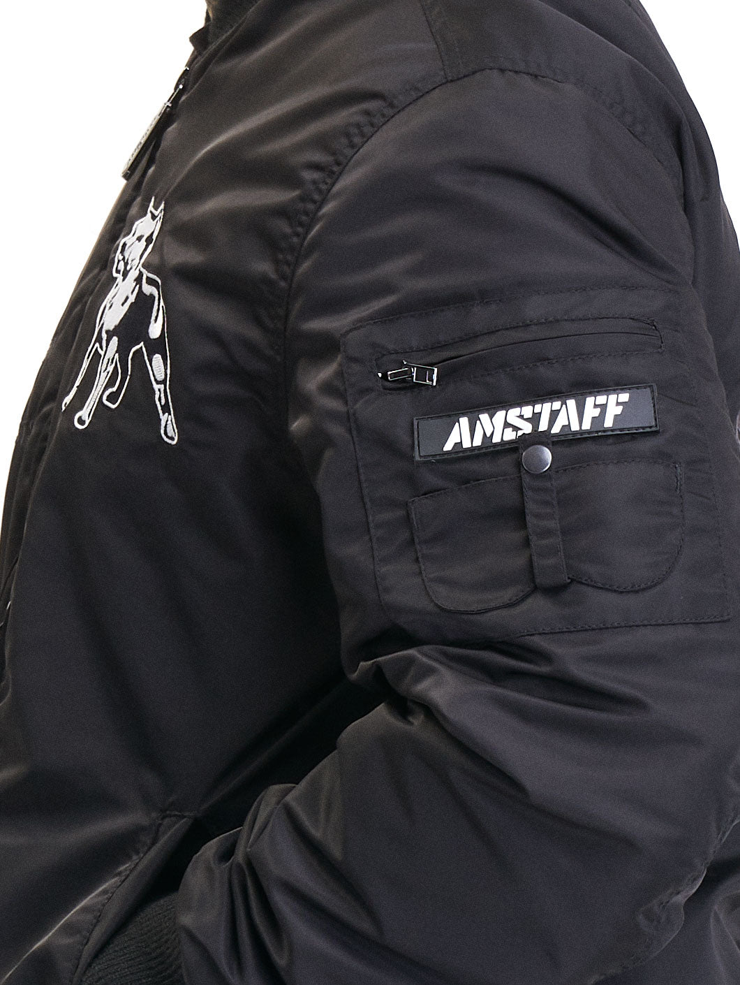 Amstaff Batimo Bomberjacke Black - Amstaff Wear