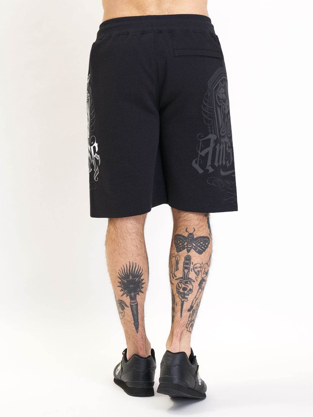 Amstaff Stamic Sweatshorts Black - Amstaff Wear