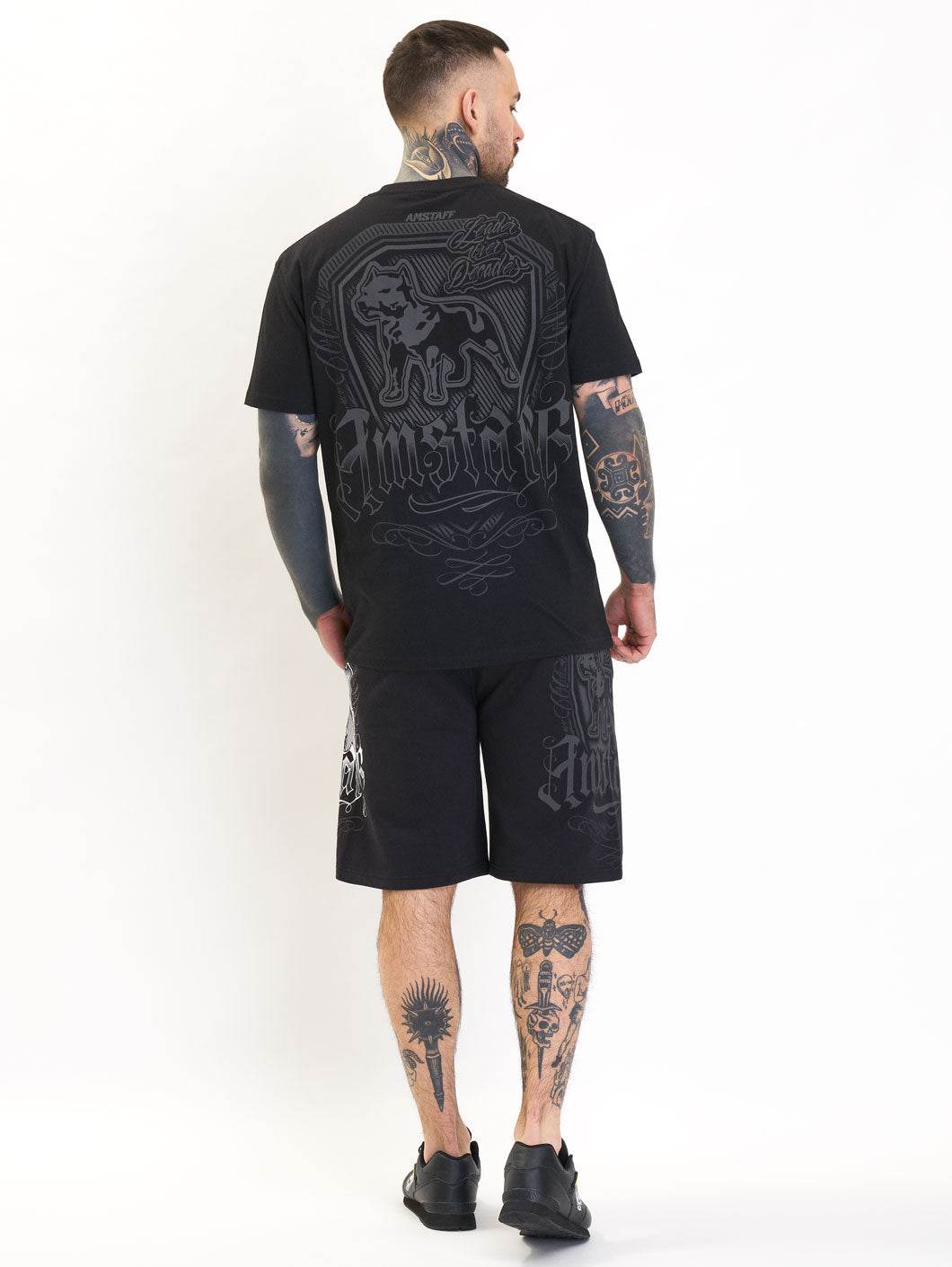 Amstaff Stamic Sweatshorts Black - Amstaff Wear