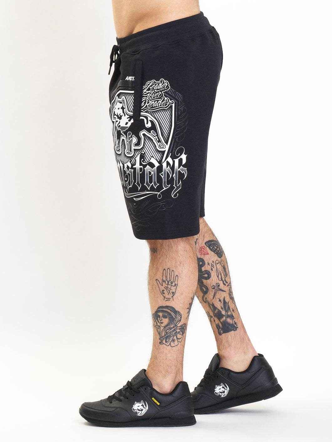 Amstaff Stamic Sweatshorts Black - Amstaff Wear