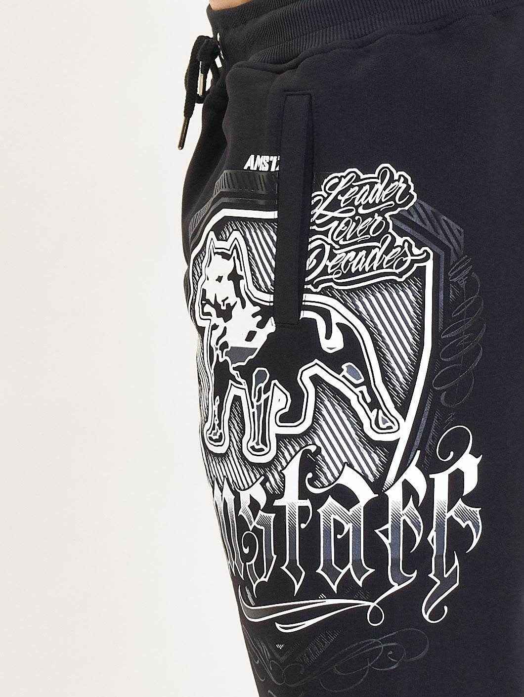 Amstaff Stamic Sweatshorts Black - Amstaff Wear