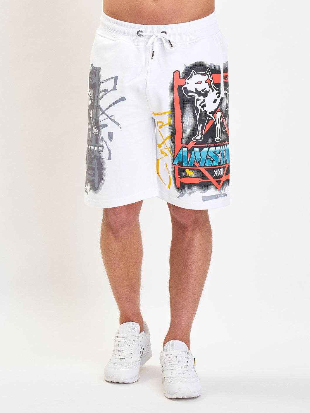 Amstaff Maxes Sweatshorts - weiß - Amstaff Wear