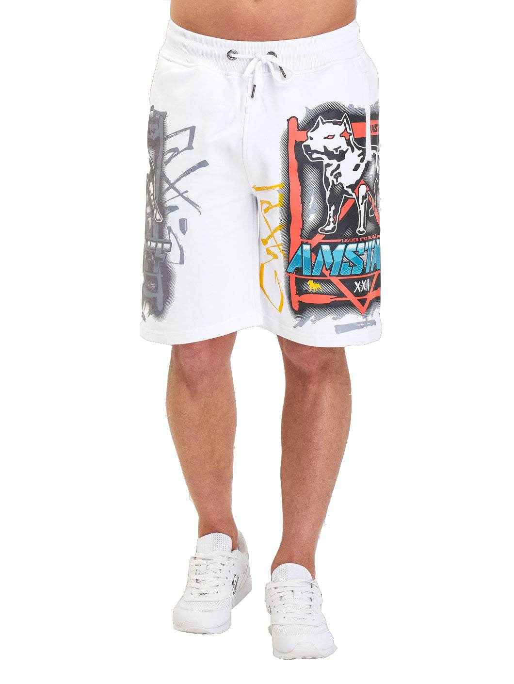 Amstaff Maxes Sweatshorts - weiß - Amstaff Wear