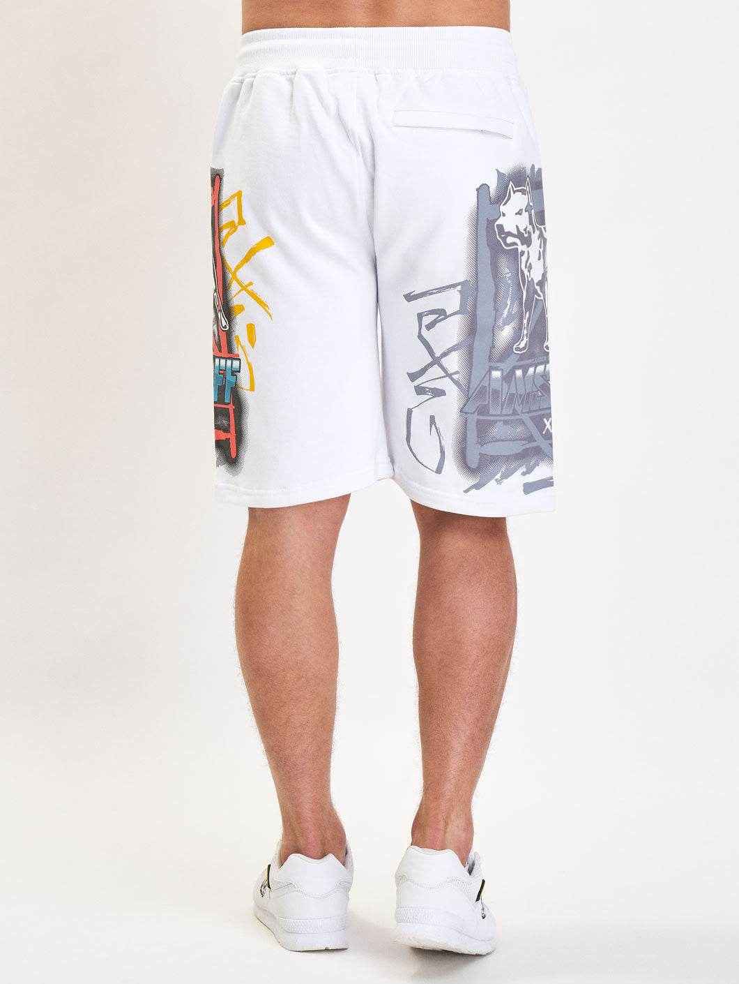 Amstaff Maxes Sweatshorts - weiß - Amstaff Wear