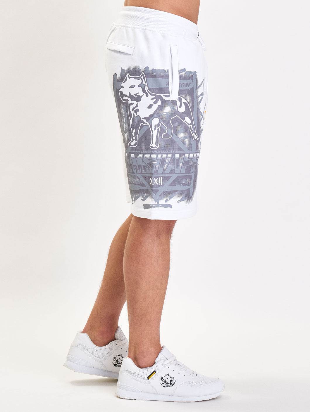 Amstaff Maxes Sweatshorts - weiß - Amstaff Wear