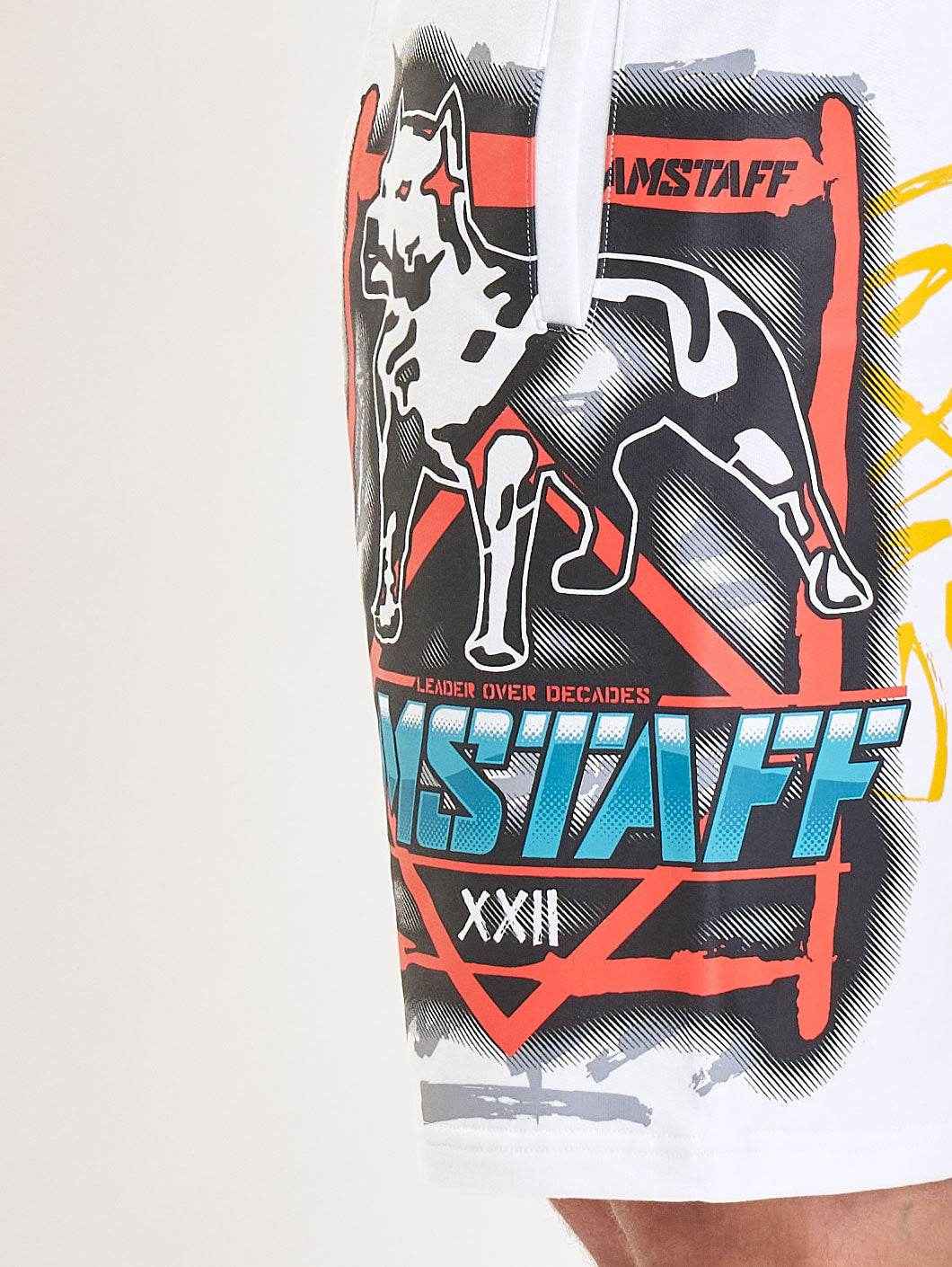 Amstaff Maxes Sweatshorts - weiß - Amstaff Wear