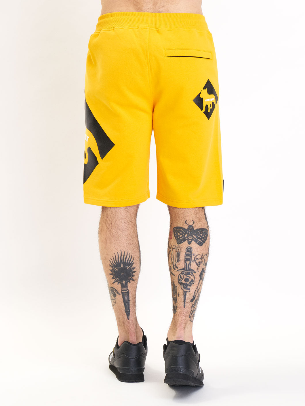 Amstaff Baist Sweatshorts Yellow - Amstaff Wear