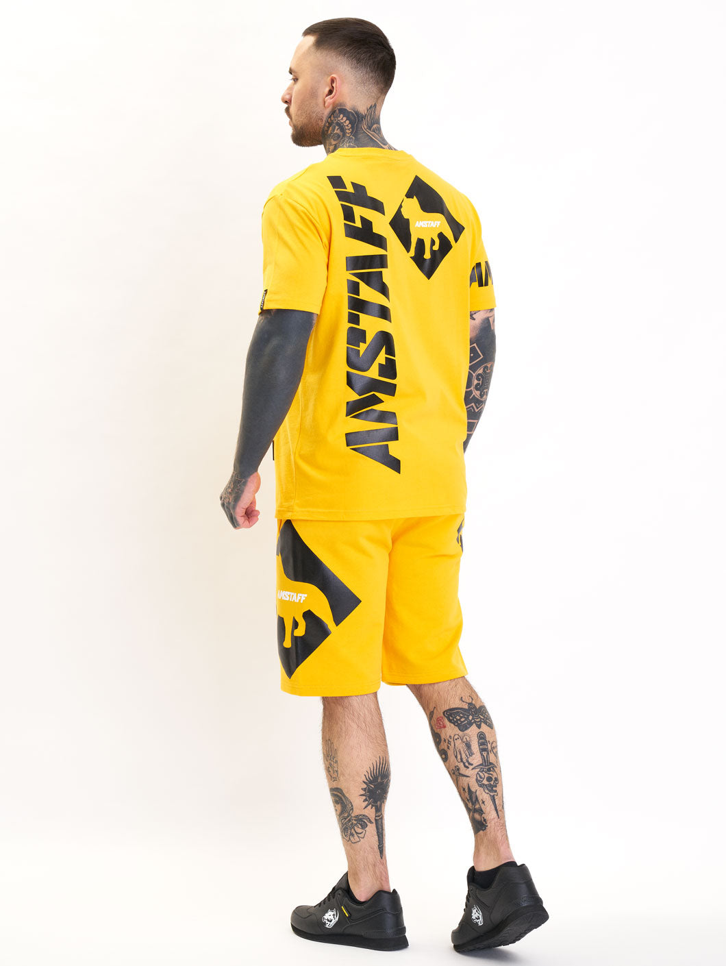 Amstaff Baist Sweatshorts Yellow - Amstaff Wear