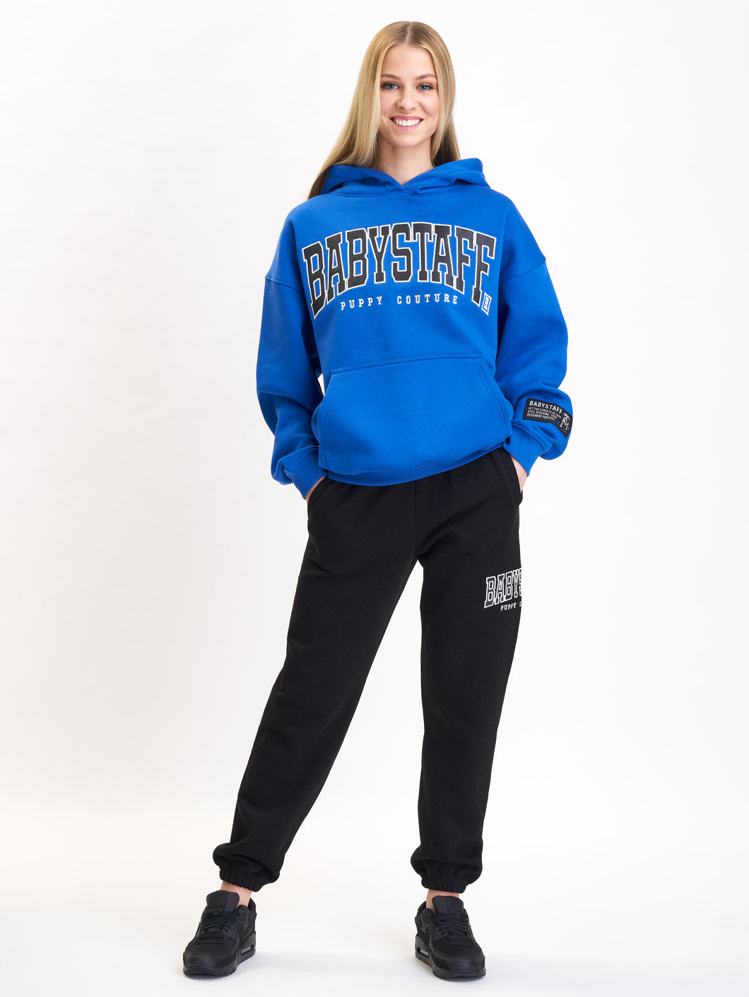 Babystaff College Oversize Hoodie Blue