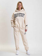 Babystaff College Oversize Hoodie Cream - Amstaff Wear