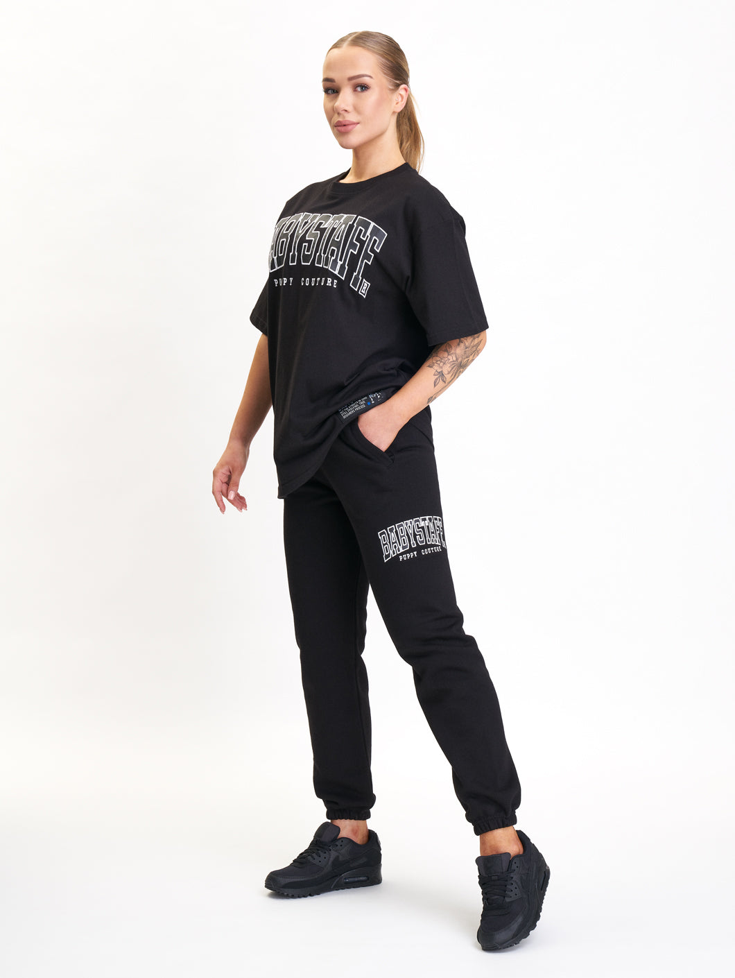 Babystaff College Sweatpants Black