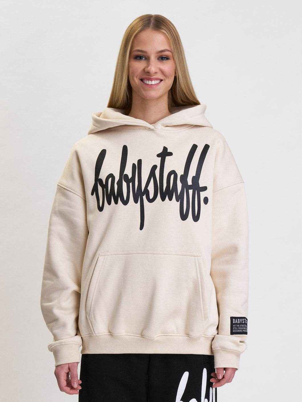 Babystaff Fast Oversize Hoodie Cream - Amstaff Wear